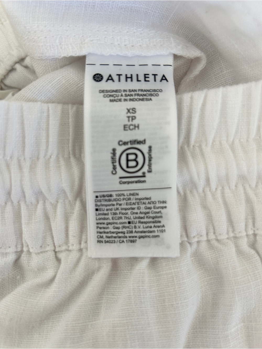 Athleta 100% Linen Retreat Pant - Picture 6 of 7